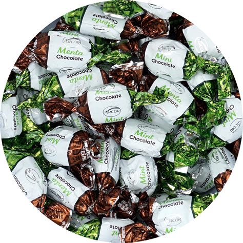 Amazon.com : Chocolate Filled Mints, 1 Pound Bulk Candy (Approx. 75 pcs ...
