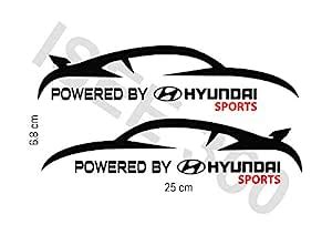 ISEE 360® Powered by Sports Car Exterior Vinyl Decal Sticker for Sides ...