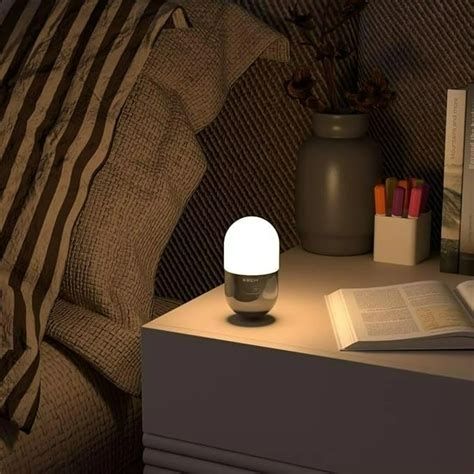 Self-Balancing Lamp Portable USB-C Rechargeable Desk Light with RGB ...