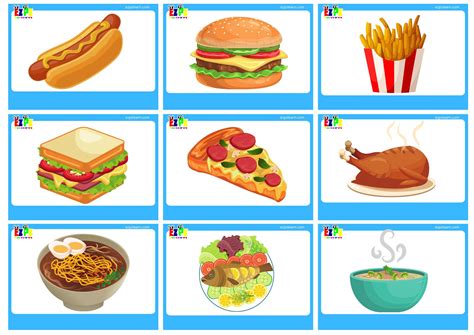 Food FlashCards 的图像结果