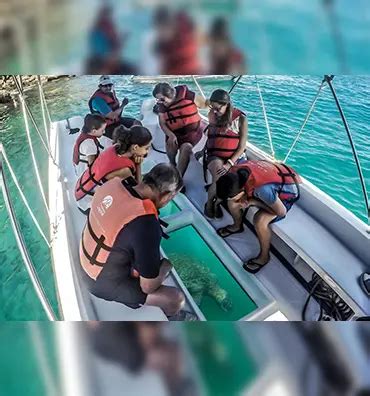 Glass Bottom Boat Ride in Andaman Islands