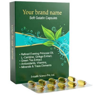 Refined Evening Primrose Oil, L-Carnitine, Ginkgo Extract, Green Tea ...