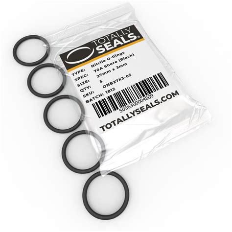 27mm x 3mm (33mm OD) Nitrile O-Rings – Totally Seals