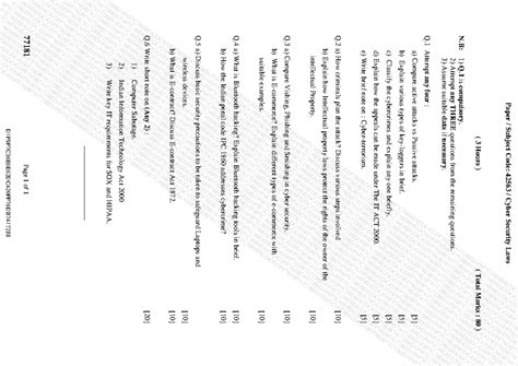 DEC 2019 CSL - Cyber Security Laws Previous Year Question Paper - Studocu