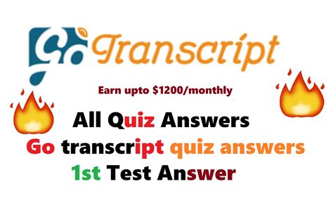 Image result for Gotranscript Correct Answers