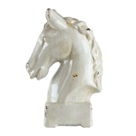 White Knight - Ceramic Horse Statue – Artarium