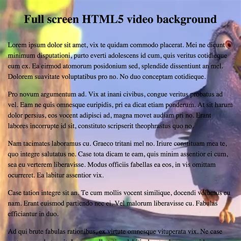 Background Video HTML CSS 的图像结果