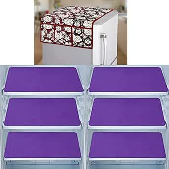 E-Retailer® Quilted 3-Layered Fridge Top Cover/Refrigerator Cover With ...