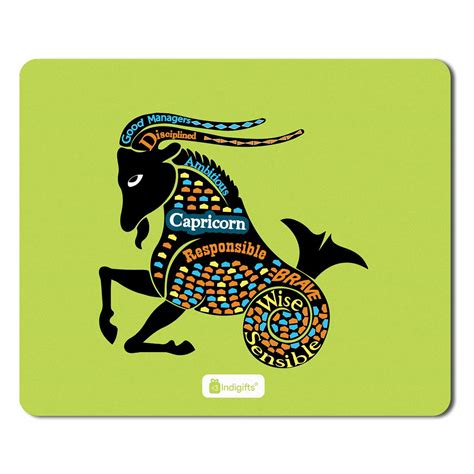 Indigifts Star Sign Designer Mousepad Multicolor Earth Pattern with Sea ...