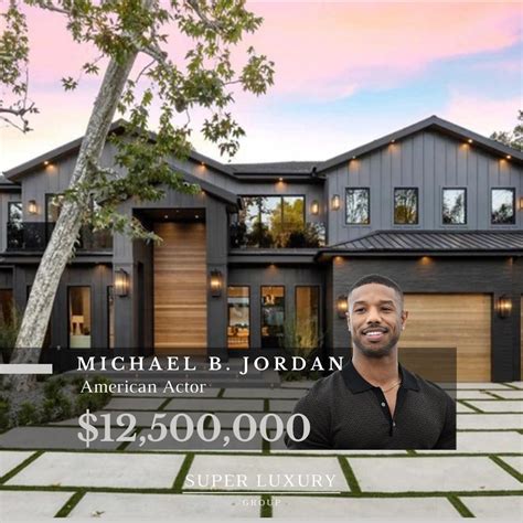 Celebrity Home design | Michael b jordan, Celebrity houses, Hollywood ...