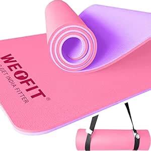 Buy WErFIT Extra Thick Yoga Mat (2X6 Feet) Double-Sided Non Slip, Yoga ...