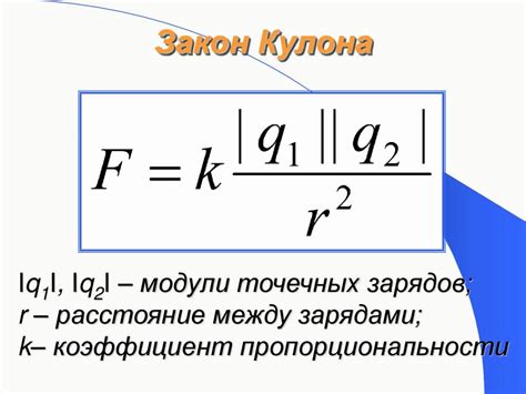 Закон кулона: формула, определение, сила взаимодействия зарядов ...