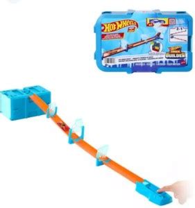 HOT WHEELS Track Set with 1 Car, Ice-Themed Track Building Set and ...