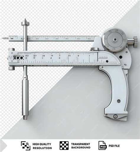Premium PSD | Transparent background with isolated vernier caliper ...