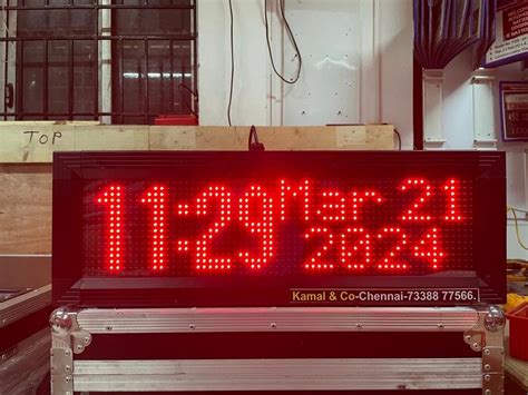 LED Digital Clocks - LED NTP Digital Clock Manufacturer from Chennai