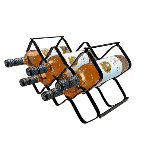 Amazon.com: Yehchi Countertop Wine Rack Freestanding,Metal Lattice 10 ...