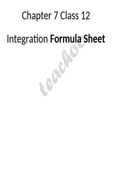 Image result for Maths Class 12th Formulas List State Syallabus PDF