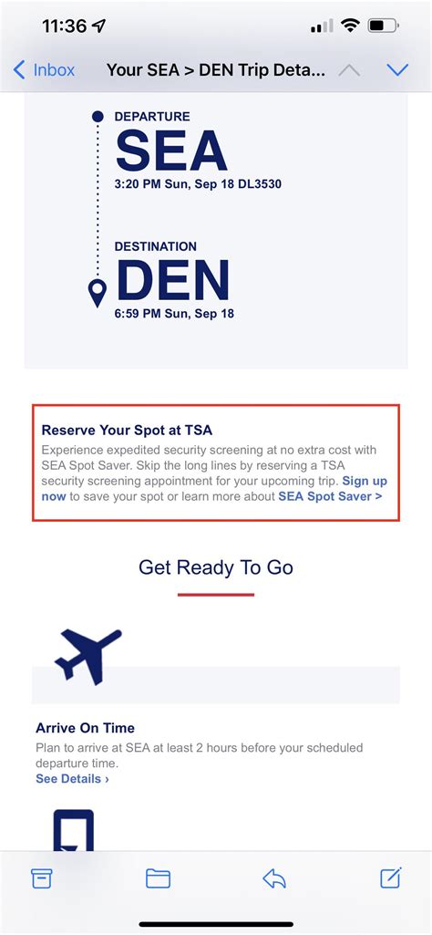 First time departing out of SEA. Is the TSA spot saver necessary? I ...