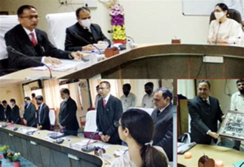 An administrative meeting was held with the judges of all the Taluka ...