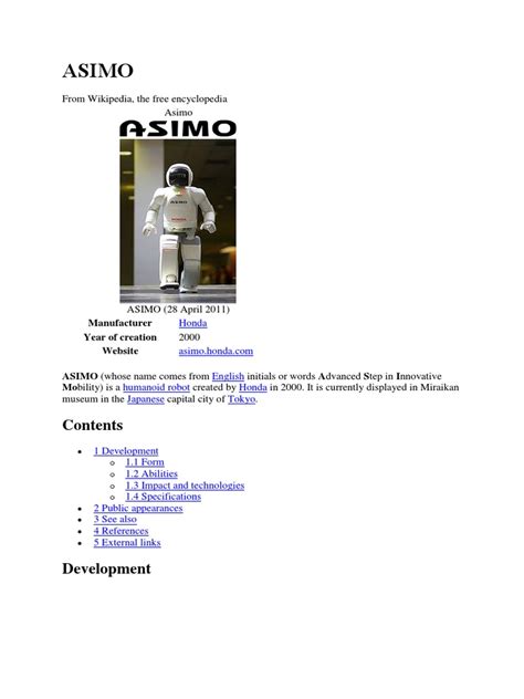 Asimo Model List 的图像结果