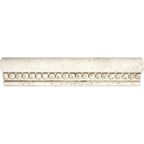 Anatolia Chiaro 3-in x 12-in Natural Composite Chair rail Tile in the ...
