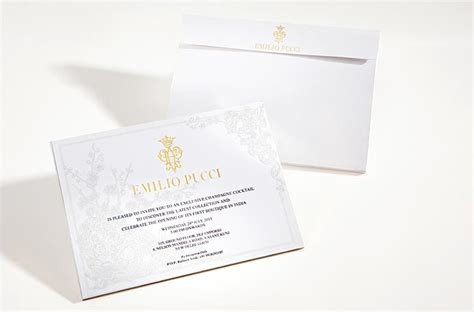 Cocktail Party Invitation | Emillio Pucci