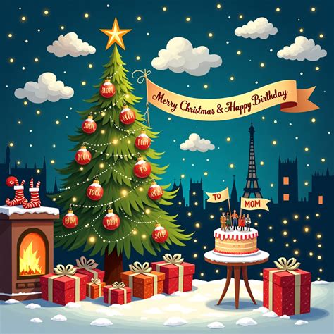christmas birthday clip art #5958408 | Clipart Library