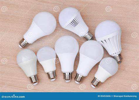 Different Types of LED Light Bulbs Stock Photo - Image of change ...