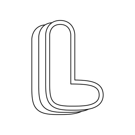 Bubble Letters L