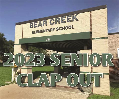 Bear Creek Elementary Senior Clap Out