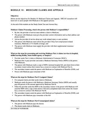 Fillable Online aging ny MEDICARE CLAIMS AND APPEALS Fax Email Print ...