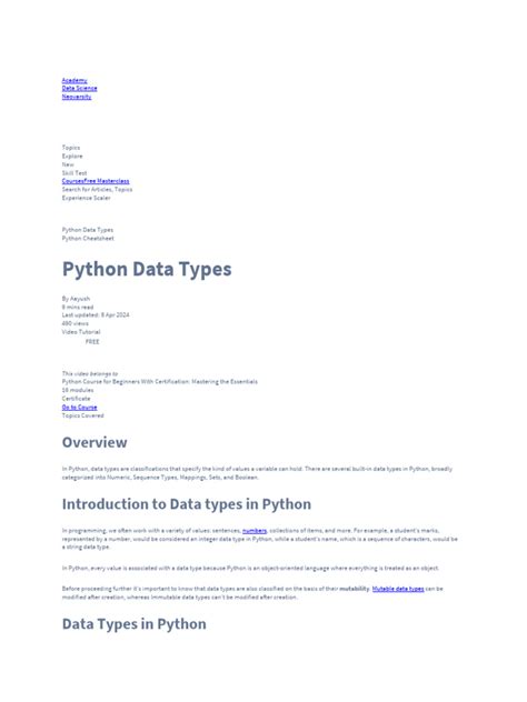 Image result for Array vs Tuple Python
