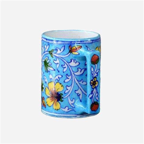 Blue Pottery Coffee Mug – Kreate