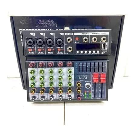 Studio Audio Sound Mixer Board - 6 Channel Bluetooth Compatible ...