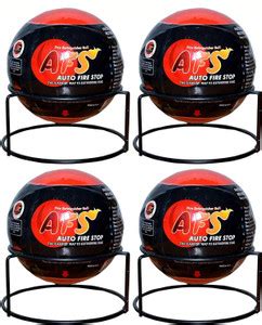 AFS Fire Ball with Stand ( AUTO FIRE OFF ) Pack of 4 Balls Fire ...
