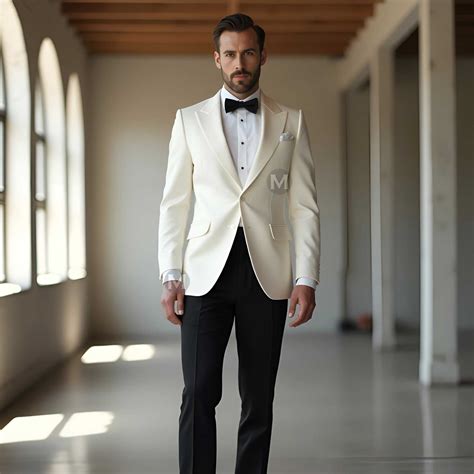 Sean Connery Goldfinger James Bond White Tuxedo