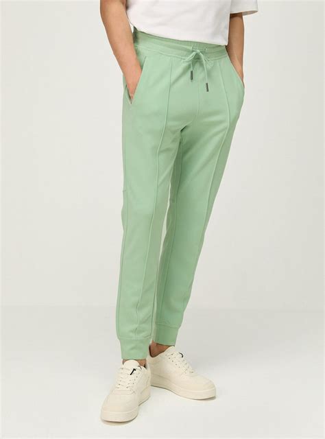 Buy Light Sage Jogger | Casual Green Viscose Jogger for Men Online ...