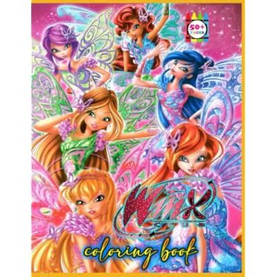Buy Wínx Club Coloring Book: Wínx Club Coloring Books With 50 Jumbo ...