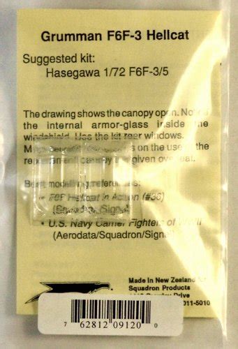 Squadron Products F6F-3 Hellcat Vacuform Canopy : Amazon.in: Home & Kitchen