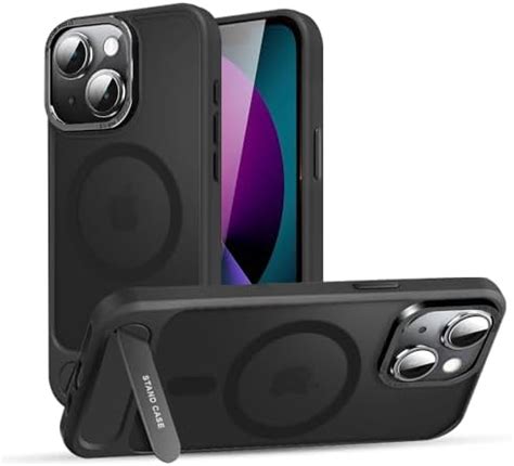 KARWAN®️Matte Back Cover Case Compatible with Stand Magnetic Designed ...