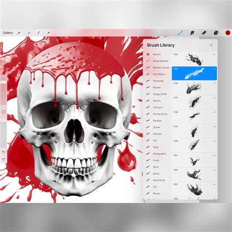 Image result for Blood Procreate Tutorial