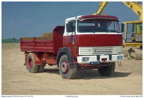 Magirus-Deutz 310 D16 FK from 1971 to 1975 :: truckinfocus.com