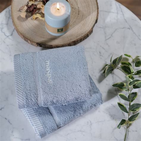 Buy MASPAR Amor Set of 2 Bamboo Cotton Hand Towels - 70x40cm from ...
