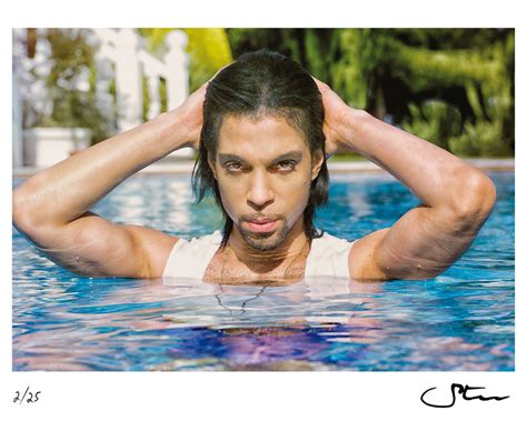 Prince posing in the pool — Limited Edition Print - Steve Parke ...