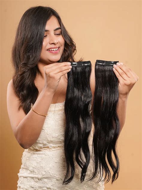 2 Set Clip In Volumizer - Most natural Wavy Hair Extensions