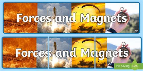 Forces and Magnets Display Banner | Classroom Displays