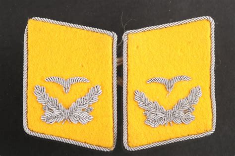 ratisbon's | Luftwaffe Lieutenant Collar Tab Pair Flying Personnel ...