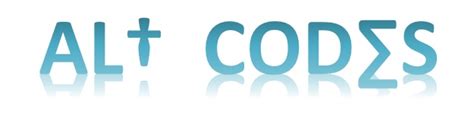 Image result for Alt Key Code List