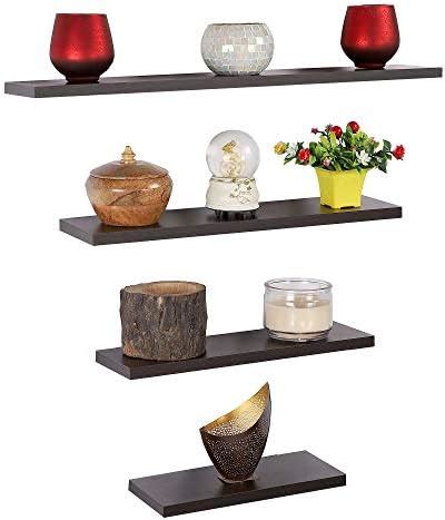 Redwud Oven Multipurpose Wooden Wall Mounted Shelf/Book Shelf/Corner ...