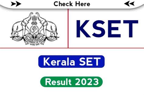 KSET Result 2023, Check Merit List, Cut-Off, Kerala SET Result @lbsedp ...